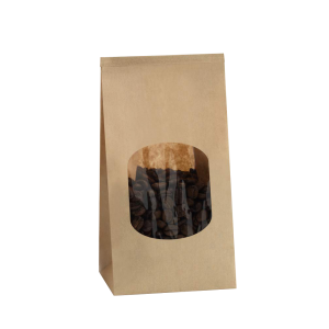 kraftpapirpose med vindue