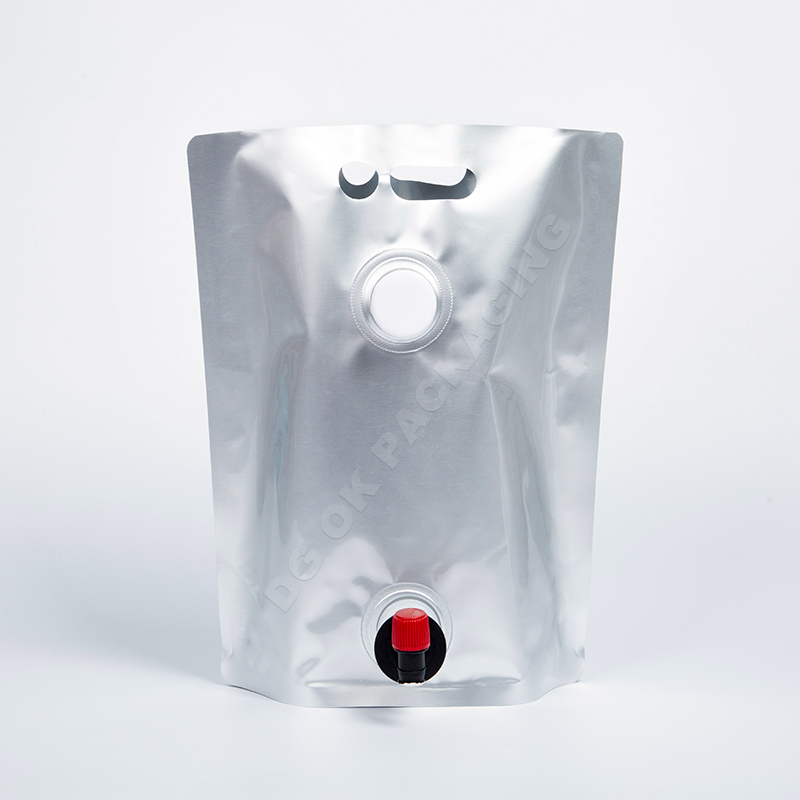 China Wholesale1.5L 2L 3L 5L Liquid Packaging Bag Stand Up