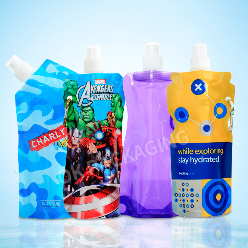 Foldable Water Bag with Spout