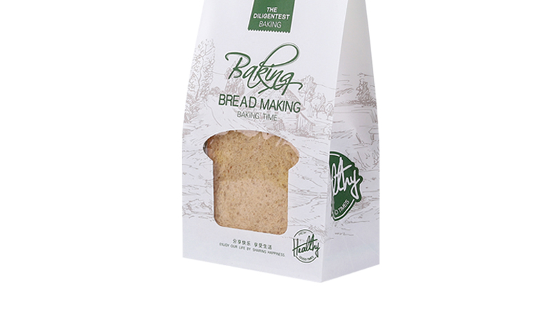 Biodegradable Kraft Paper Bread Bag with Window
