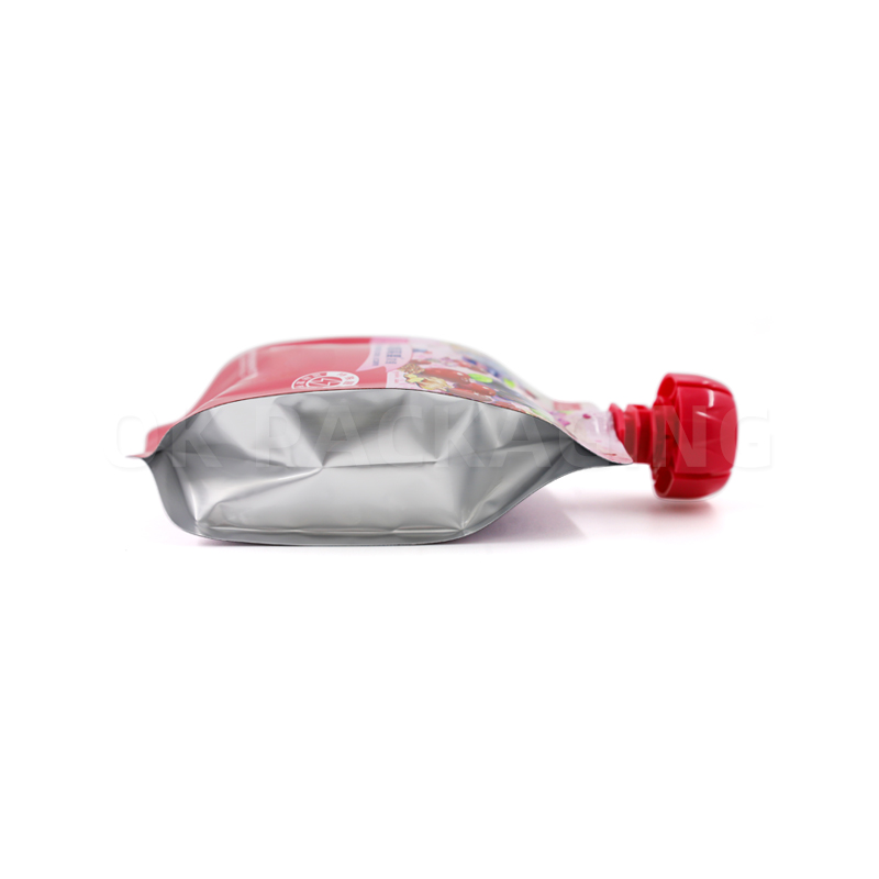 Custom Small Capacity Beverage and Jelly Packaging Bag Spout Pouch Bags (5)
