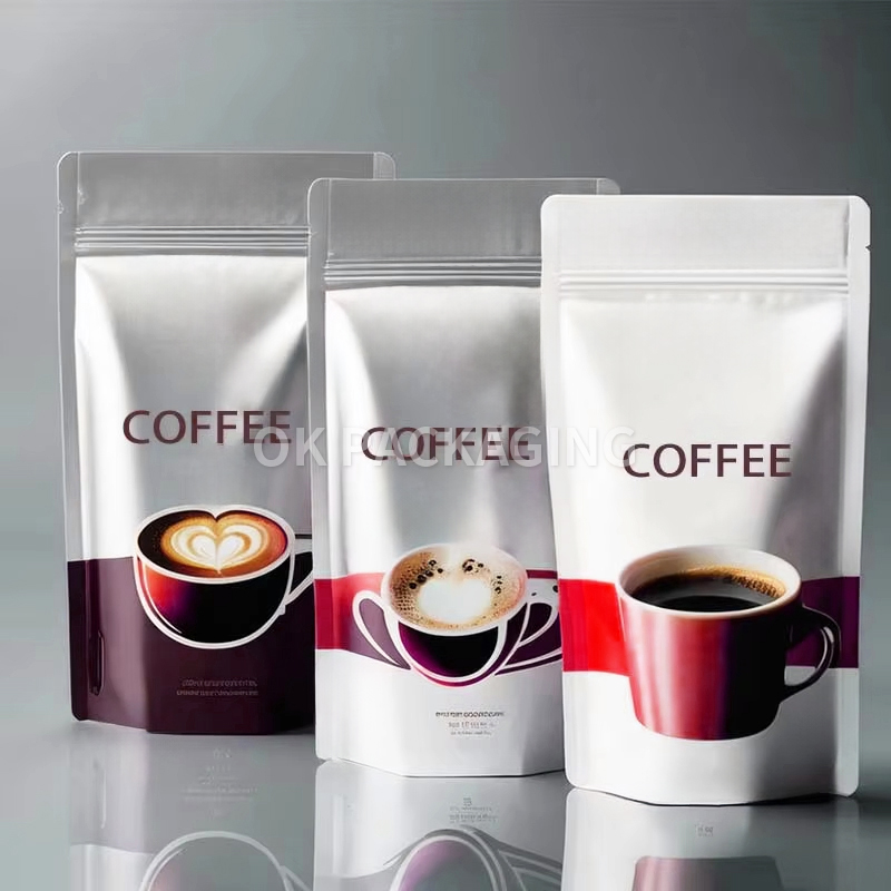 Aṣa Iduro Apo Apo Kofi Olupese pẹlu Valve 、Zipper (4)