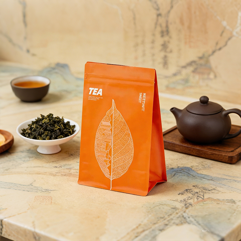 Flat bottom tea bags