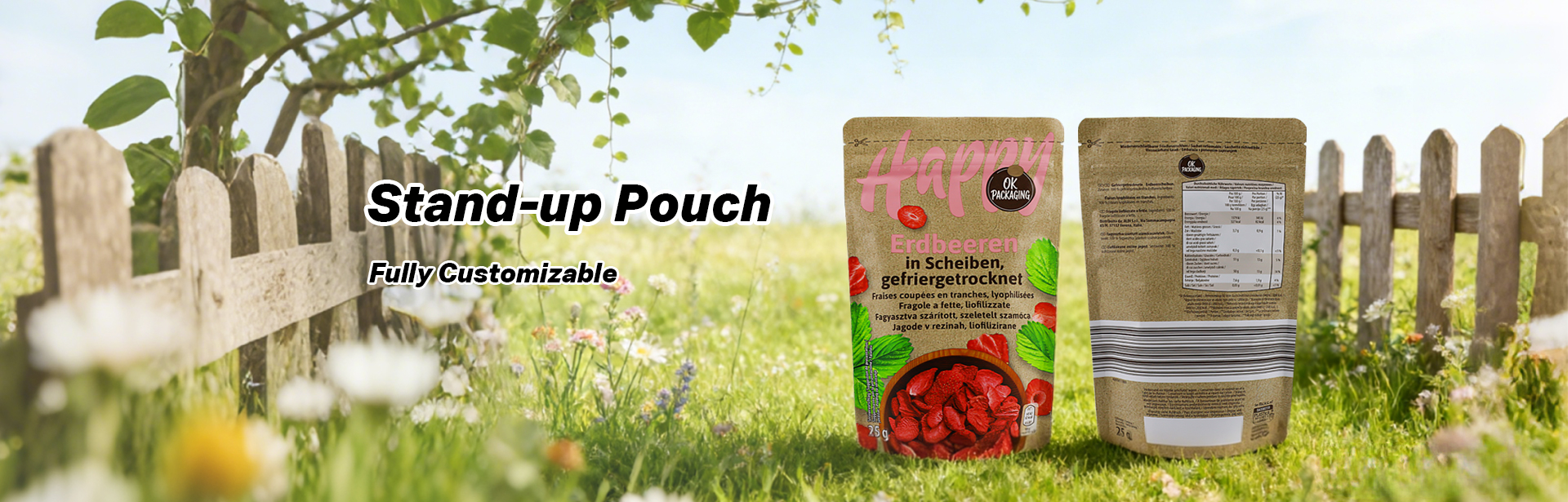 Food-Grade Flexible Packaging Stand Up Pouch With Zipper For Freeze-dried Strawberries (11)