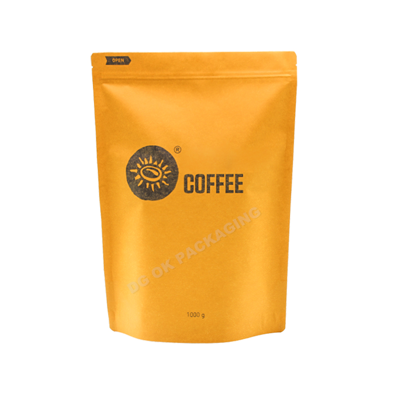 China Customized Coffee Bag Environmentally Friendly 1000g Standing