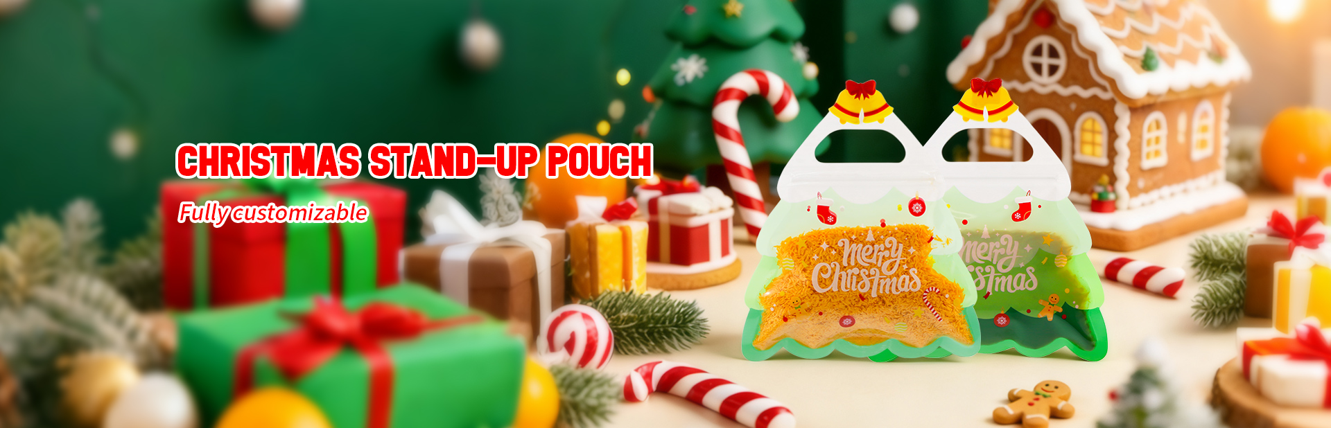 Recyclable Special Shaped Three-Sided Zippered Bag