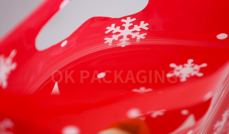 Resealable Christmas Stand Up Pouch with Handle (12)