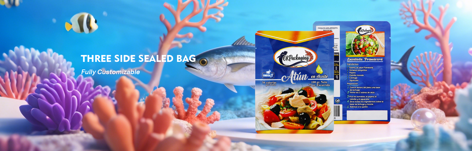 Tuna Three-Side Seal Bags - High Sealing Performance (5)