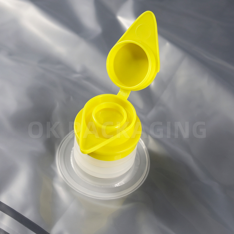 Web Aseptic Bag-in-Box with Yellow Spout for Edible Oil for Liquid Packaging (10)