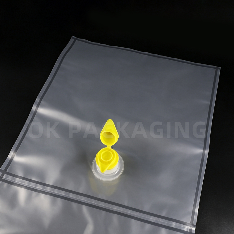 Web Aseptic Bag-in-Box with Yellow Spout for Edible Oil for Liquid Packaging (6)