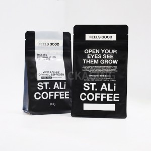 Flat Bottom Coffee Bags With Zipper