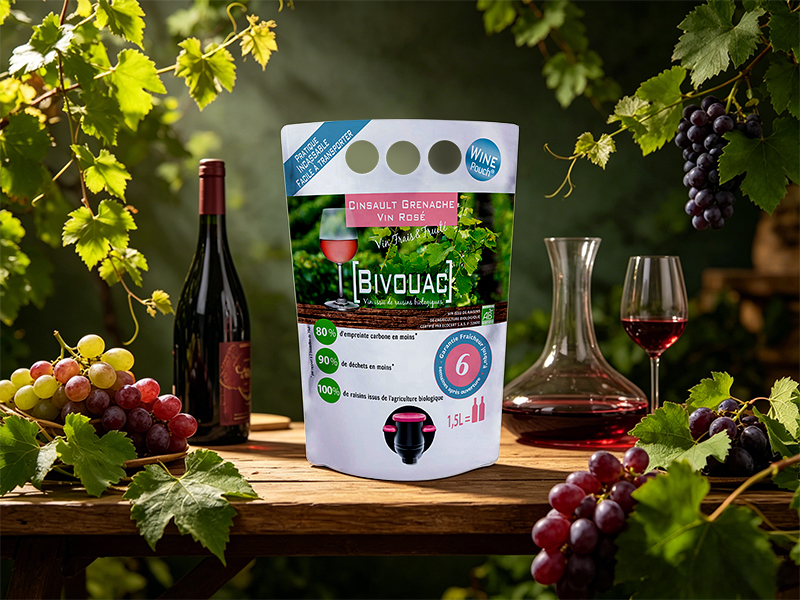 double bottom stand up pouch