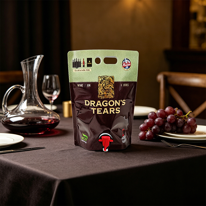 Stand Up Wine Bags